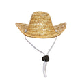 Tiny straw cowboy hat for cats
