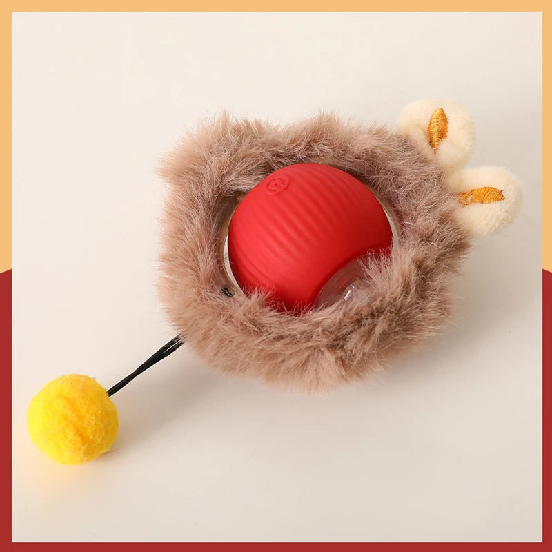 Mugi's Ghost Ball: Self-Rolling Ball in a Hide-and-Seek Cover