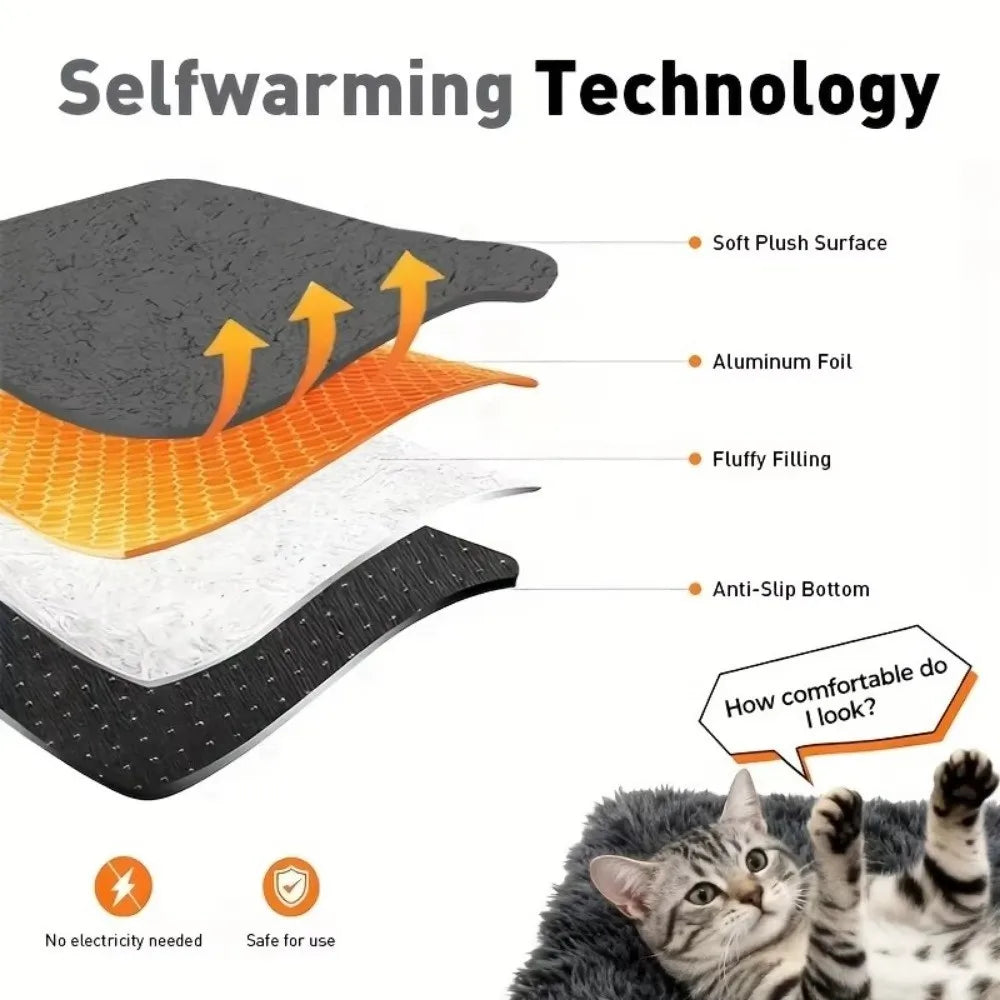 Makuro's Warm Spot: Self-Warming Cat Mat