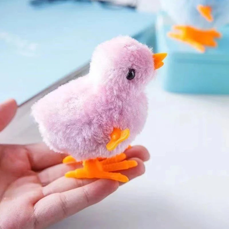 Wind-up hopping chick cat toy, product photo 2