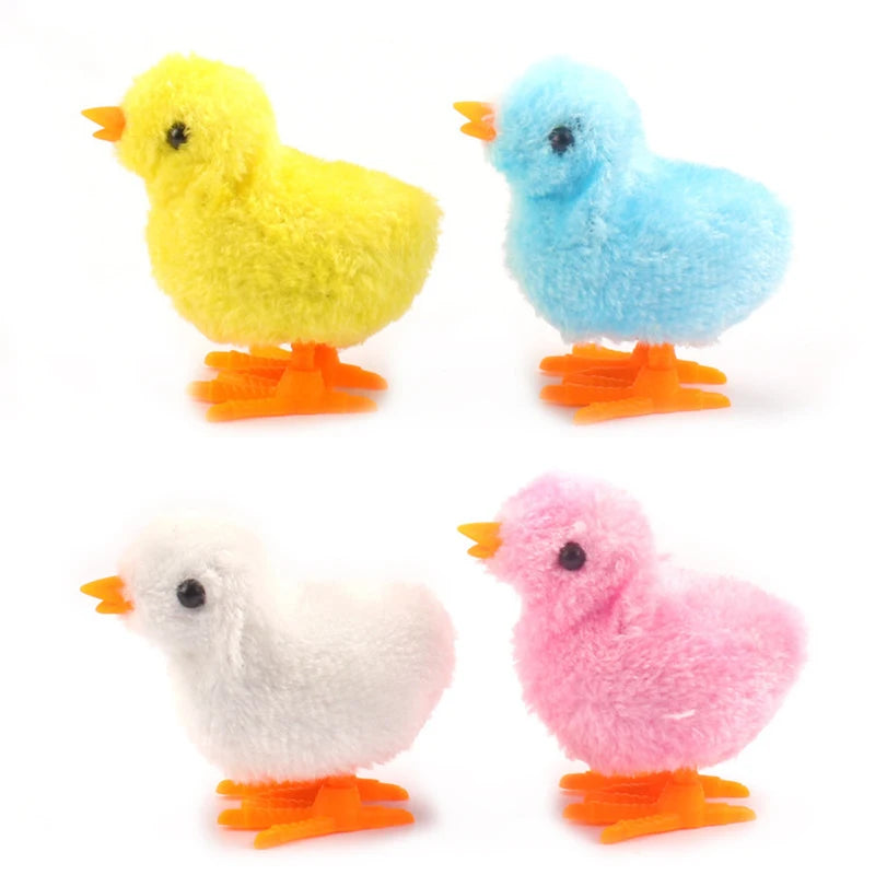 Wind-up hopping chick cat toy, product photo 5