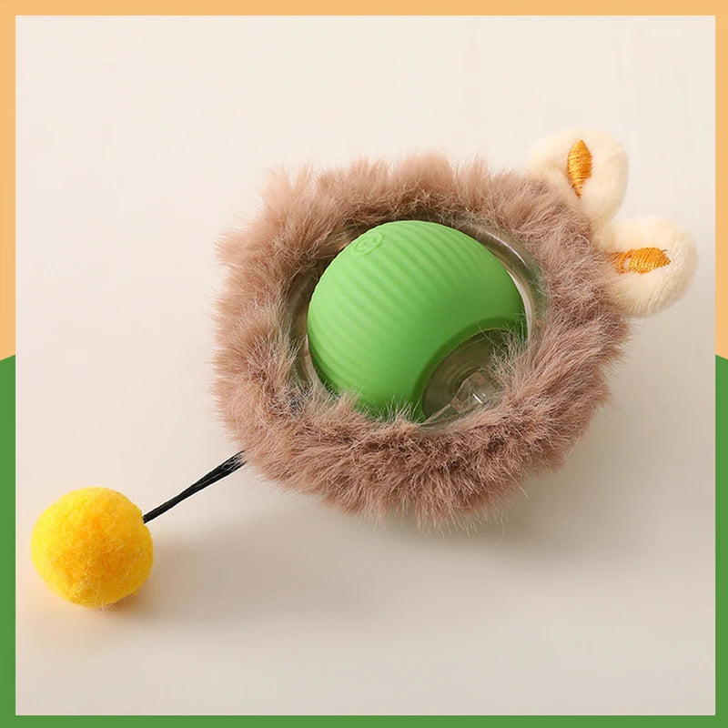 Mugi's Ghost Ball: Self-Rolling Ball in a Hide-and-Seek Cover