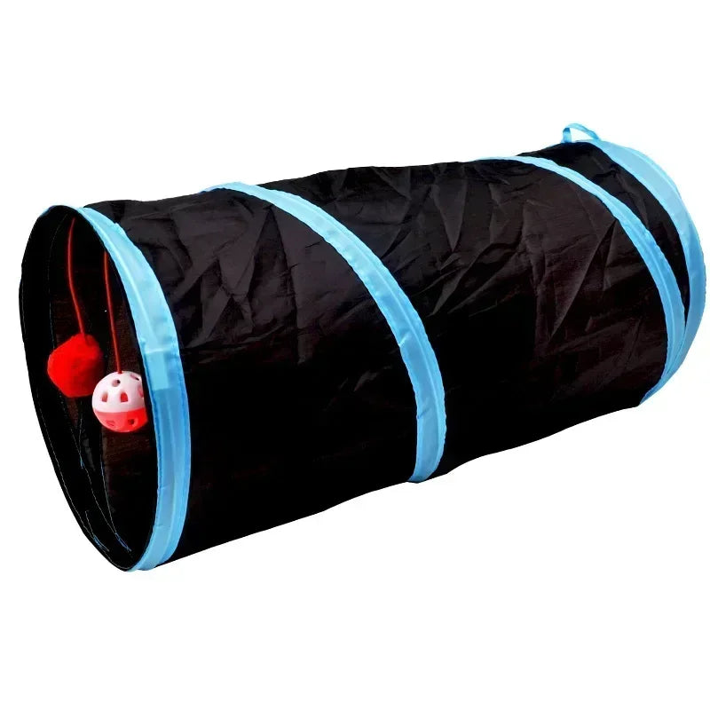 Mugi's Midnight Tunnel: Glow-in-the-Dark Cat Tunnel