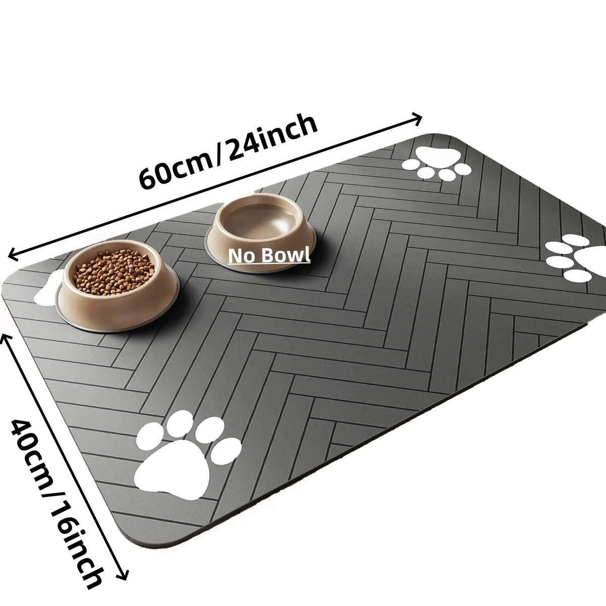 Miso's Spill Zone: Absorbent Cat Feeding Mat