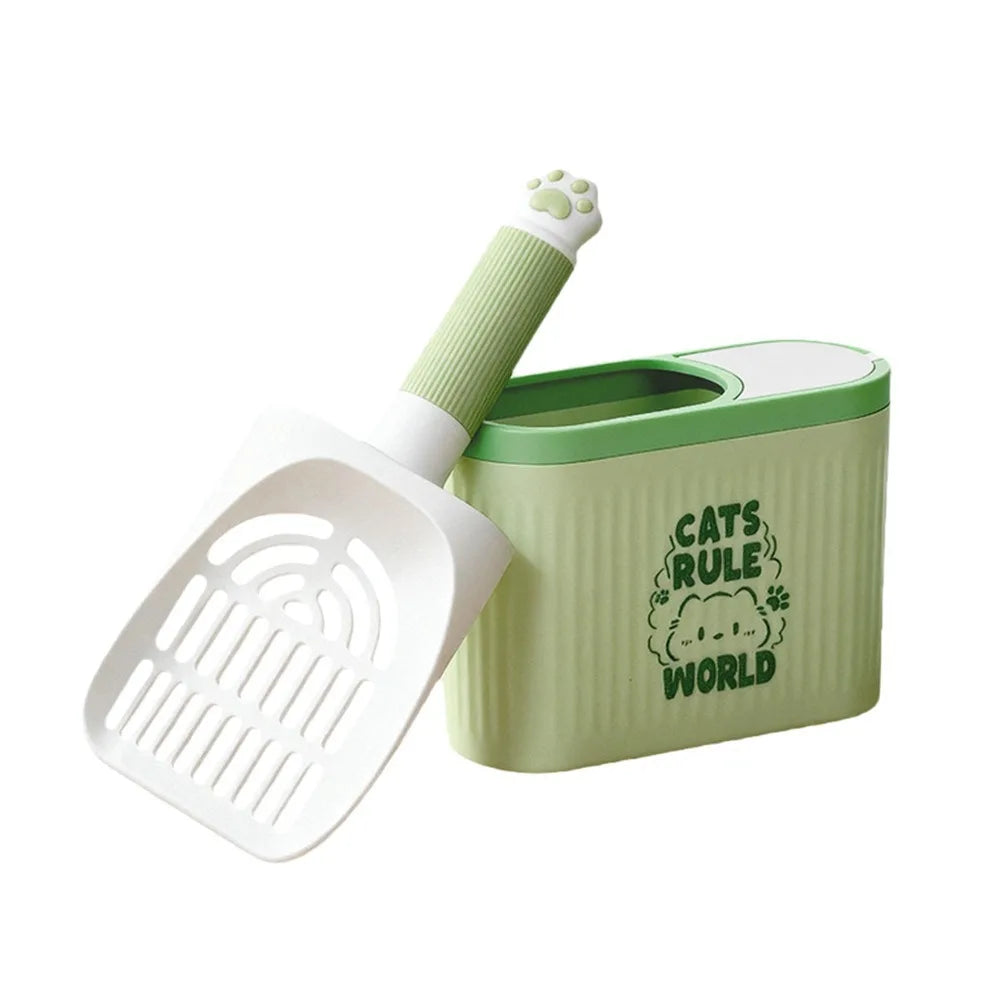 The Poop Butler, Grape Green: scoop + caddy