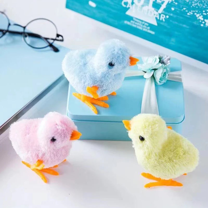 Wind-up hopping chick cat toy, product photo 3