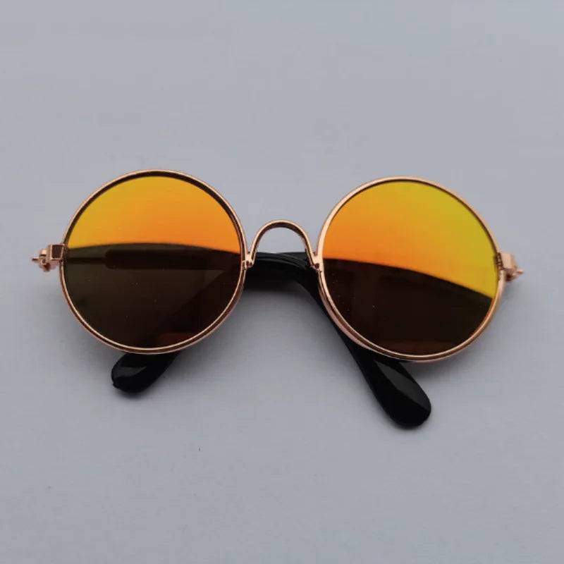 Miso's Too-Cool Shades, Orange Mirror Round