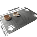 Miso's Spill Zone: Absorbent Cat Feeding Mat