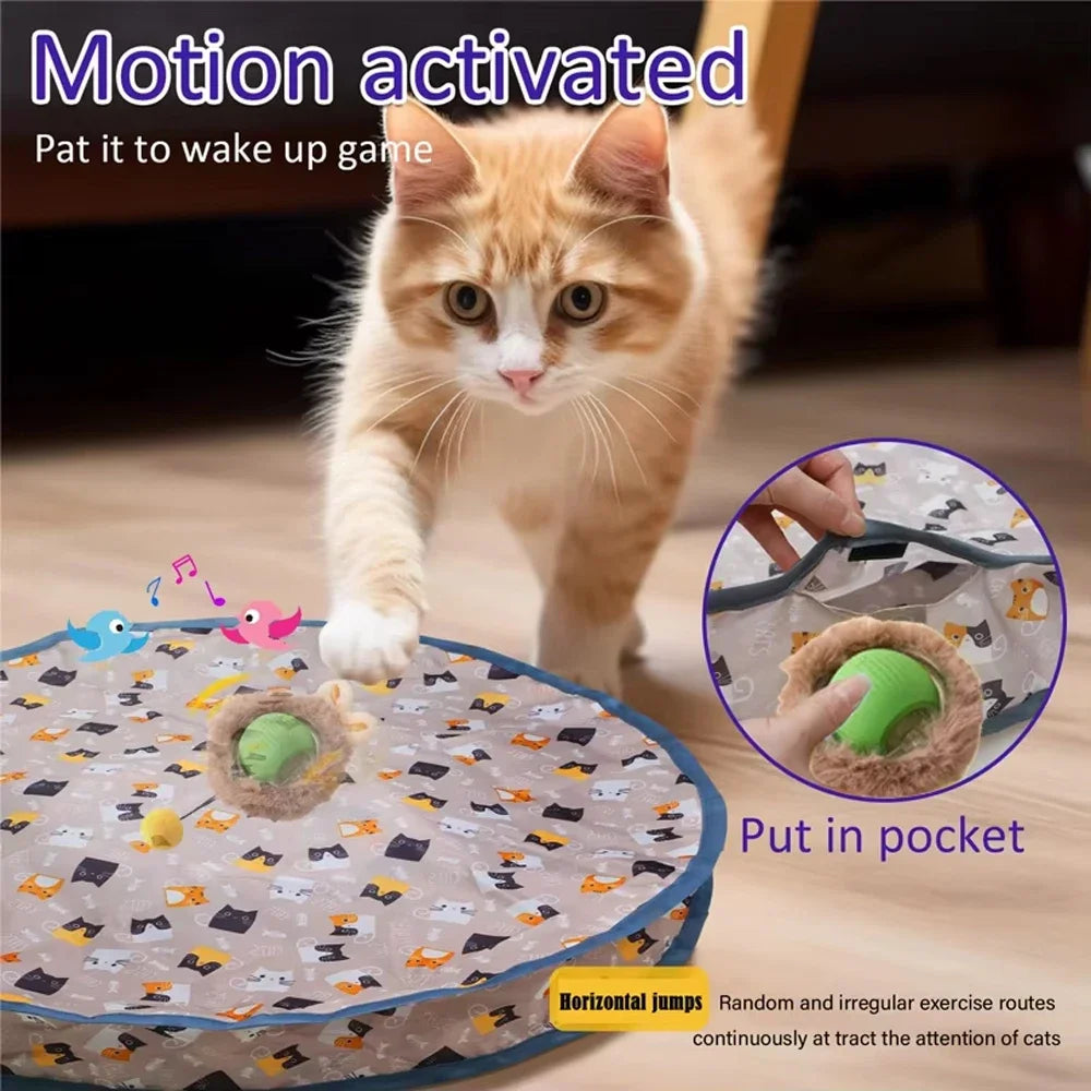 Mugi's Ghost Ball: Self-Rolling Ball in a Hide-and-Seek Cover