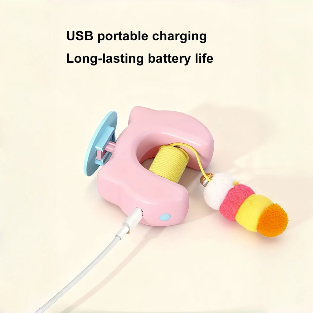 Pink door yo-yo charging by USB