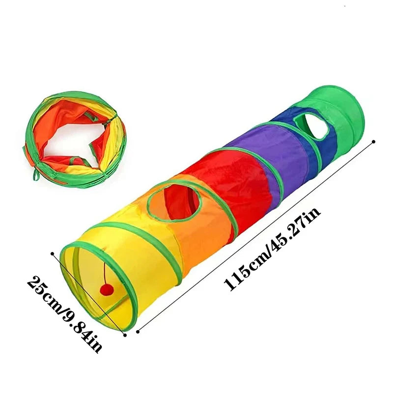 Rainbow Straight tunnel: 115 cm long, 25 cm opening
