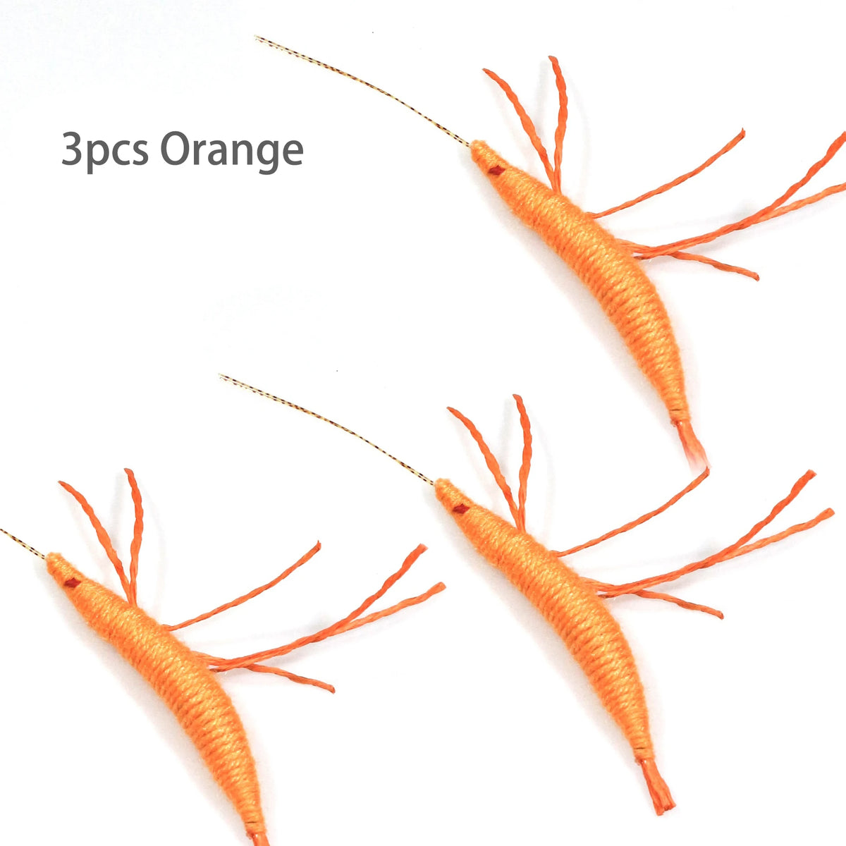 Miso's Ebi Snack Pack, 3 Orange prawns