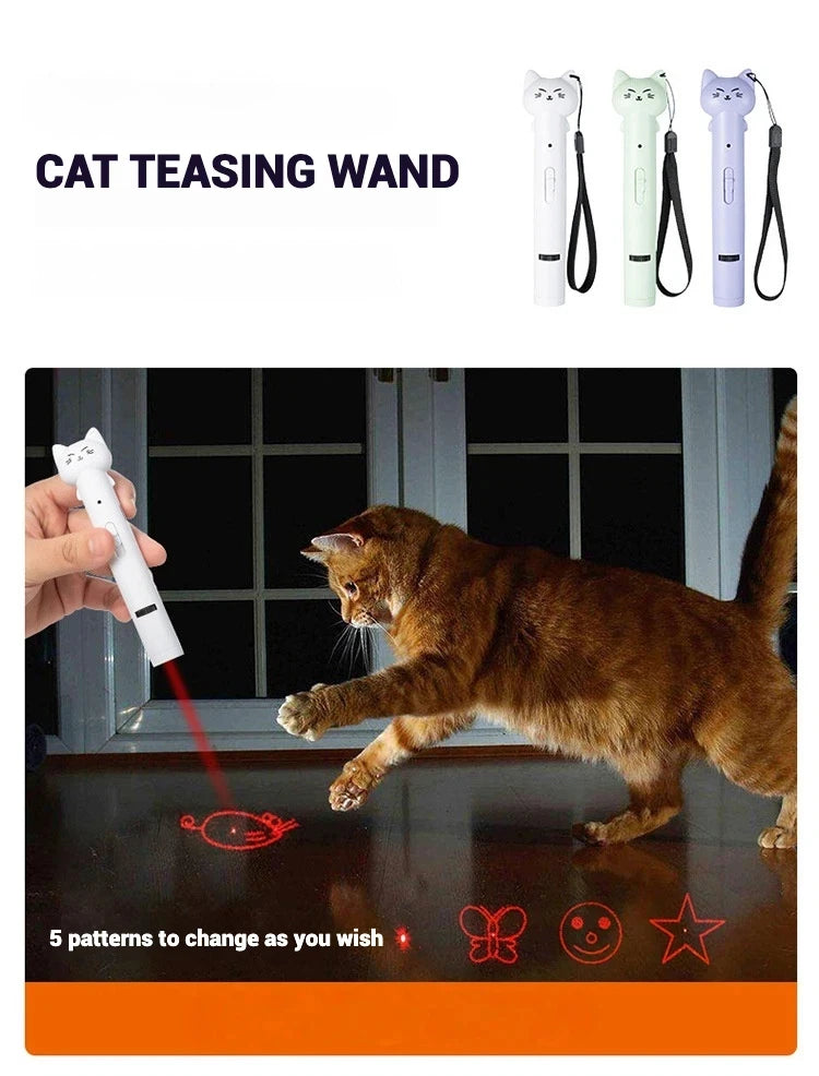 Cat laser pen in mint with its 5 light patterns