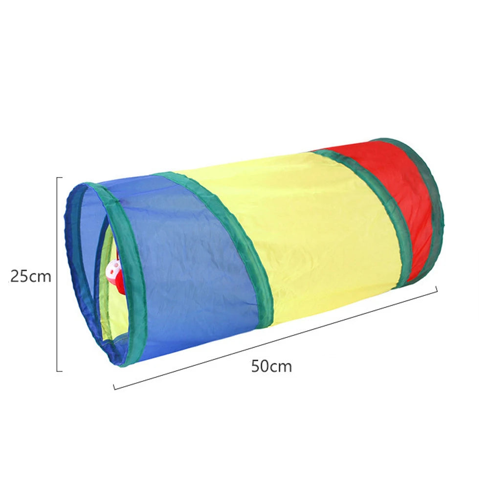 Rainbow Mini tunnel: 50 cm long, 25 cm opening