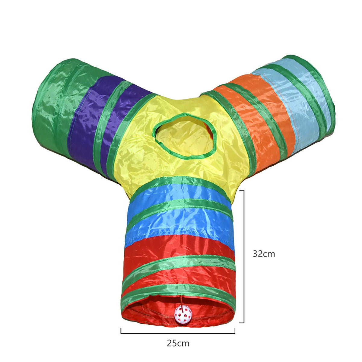 Rainbow 3-Way Y tunnel with 25 cm openings